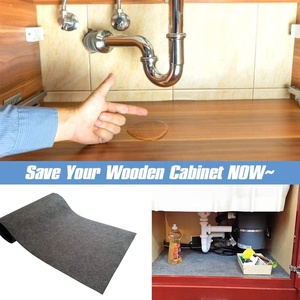 <span class=keywords><strong>Tapis</strong></span> <span class=keywords><strong>absorbant</strong></span> imperméable en feutre à l'huile, sous l'évier et pour armoires de cuisine, 35x15x24 pouces - Product Image 4