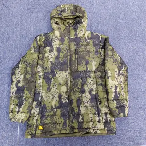 Customized Hunting Fishing Camo Lightweight Padded Jacket Warm Men Puffer Jacket Winter Quilted Down Jacket