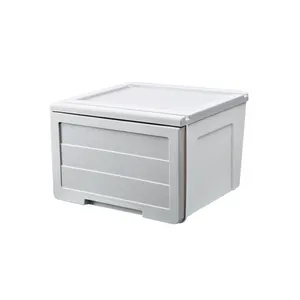 1831 White freely combined pp stackable drawer plastic storage cabinets
