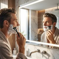 Outil de rasage du visage, rasoir manuel à 3 lames pour hommes, épilation masculine, rasage pour hommes