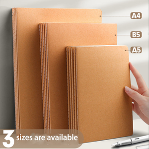 Quaderno A4/A5 con Copertina Morbida in Carta Kraft Certificata, Personalizzabile con Logo, Stile Minimalista per Scuola e Ufficio - Product Image 5