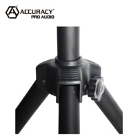 Soporte de Altavoz Profesional de Metal con Trípode de Altura Ajustable de Alta Resistencia Accuracy Pro Audio SPS003SL-PX, Gran Oferta