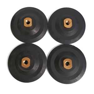 Arbre en laiton personnalisable de 5/8 à 11 pouces avec crochet et boucle en caoutchouc Tampons de polissage Tête de connexion Support OEM - Product Image 5