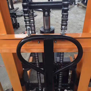 Juren Factory, alta calidad, <span class=keywords><strong>manual</strong></span>, carretilla elevadora hidráulica, apilador de paletas, 1-3 toneladas, altura de elevación, 1,6 M-3,5 m, tamaño de horquilla 1150x170mm - Product Image 5