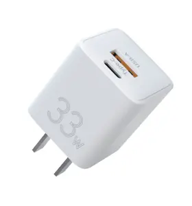 YOOBAO YAD-C010A PD33W急速充電GaNアダプターType-C USB-A携帯電話用デュアル出力ミニサイズウォールチャージャー