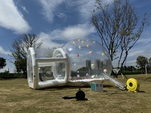 PVC bong bóng bơm hơi lều với đường hầm ngoài trời cắm trại bong bóng mái vòm Lều Inflatable trong suốt Lều bong bóng Nhà Inflatable - Product Image 6