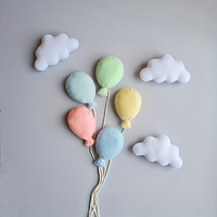 Neues Plüsch-Stoff-Wolkenballon-Set Kinderfotografie-Requisiten & Dekorationen für Posing (3-6 Jahre)