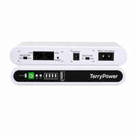 Mini UPS de CC de 17W y 8800mAh con USB de 5V, 9V, 12V, CC de 15V/24V y PoE, Fuente de Alimentación de Respaldo para Router WiFi, Módem y CCTV