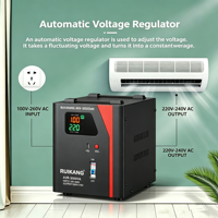 Stabilisateur de tension numérique 5000VA populaire en Afrique de l'Ouest avec écran LCD 220V/110V pour climatiseur et appareils à forte consommation