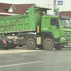 รถบรรทุกซิโนทรัค รุ่นใหม่ 6x4 10 ล้อ ฮาวเวอร์ รถดัมพ์สำหรับงานก่อสร้าง มาตรฐานยูโร 3 กล้องมองหลัง 360 องศา ความจุ 31-40 ตัน สำหรับขาย - Product Image 1