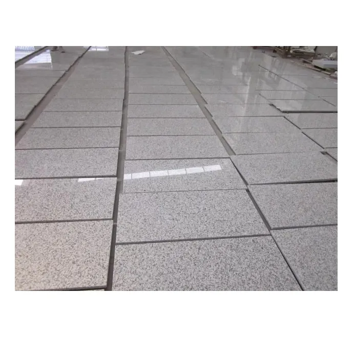 Natural Stone G655 White Granite Top granite For Interior Floor Tiles