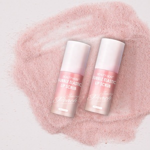 Exfoliante de burbujas de labios rosa blanqueador orgánico Vegano para eliminar la piel muerta reparación calmante fuerte hidratante exfoliante - Product Image 5