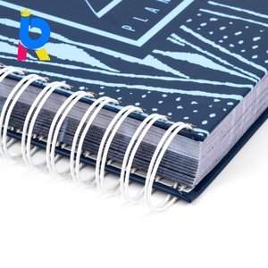 Carnet de planification personnalisé avec autocollants, spirale, couverture rigide, agenda scolaire mensuel et hebdomadaire, journal intime - Product Image 3