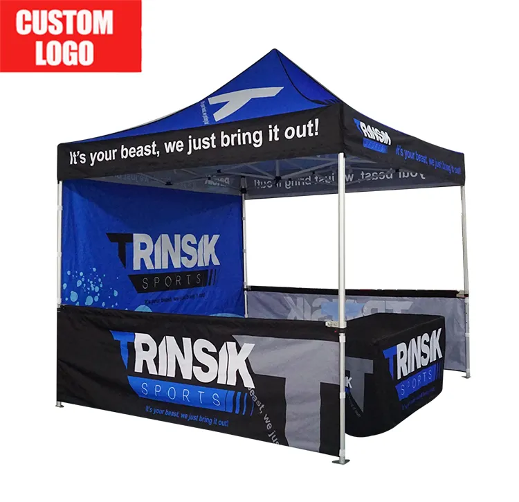 Custom Outdoor Event 3x3 Folding Printed Gazebo Canopy Tent For Trade Show