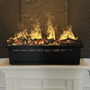 Cheminée à vapeur d'eau de 63 pouces, flamme LED 3D, haute qualité, personnalisable, murale, linéaire, pour la décoration de la maison, de l'hôtel, de la villa, ou de projets de décoration - Product Image 4