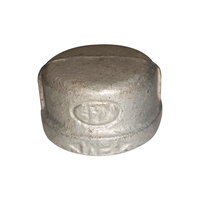 Raccord de tuyauterie en acier galvanisé pré-galvanisé de 2 pouces (60,3 mm) avec bouchon fileté malléable