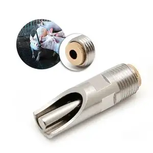 High Quality Pig Drinkers 1/2" 3/8" Stainless Steel Automatic Pig Nipple Drinker Water Nipple For Pig