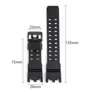 สายนาฬิกา 8 สี สำหรับนาฬิกา <span class=keywords><strong>Casio</strong></span> GWG-<span class=keywords><strong>2000</strong></span> GWG-2040FR สายนาฬิกาข้อมือแบบเปลี่ยนได้ พร้อมหัวเข็มขัดโลหะ - Product Image 6