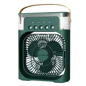 Mini ventilateur portable 3 vitesses avec brume fraîche pour le refroidissement des hôtels et climatiseur évaporatif - Product Image 1
