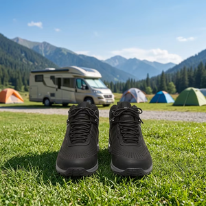 Bottes de randonnée imperméables pour hommes Elkland, dessus synthétique, semelle en caoutchouc, toutes saisons, chaussures de trekking en plein air - Product Image 3