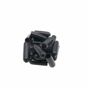Hairband <b>Rubber</b> Cover Black Transparent Plastic Jewelry Tube Sleeve G Size DIY Accessory - Product Image 5