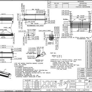 Composant électronique X03A10H51G, puce émetteur-récepteur non inversante, montage standard FPC 0,3 mm, 51 broches, 1,0 mm, boîtier VQFN-24 doré, neuf - Product Image 6