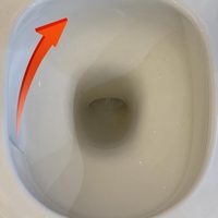 WC monobloc suspendu MWD européen sans bride à chasse d'eau Tornado avec réservoir encastré, cuvette ronde pour projets de salle de bain