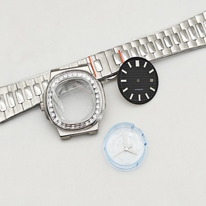 Ensemble d'accessoires de montre avec logo personnalisé, cadran lumineux, boîtier et bracelet en acier inoxydable 316L, adapté au mouvement 2813/8215 - Product Image 6