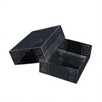 Boîte en plastique PET transparente avec couvercle à charnière |   Boîte d'emballage transparente pour la présentation en magasin et les cadeaux