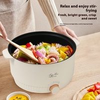 Petite poêle électrique antiadhésive multifonctionnelle pour la maison et le dortoir marmite et wok pour les petits espaces Nouveau produit
