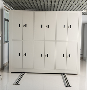Di động nhỏ gọn kệ lưu trữ Tủ lưu trữ kim loại lưu trữ di động Kệ Hướng dẫn hoạt động mật độ cao hòm - Product Image 4