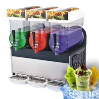 Voor Vevor Professionele 2-Tank Slush Ijs Machine Yoghurt En Noten Hoge Kwaliteit Commerciële Slush Machine