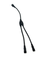 Conector de Cable Tipo T Impermeable IP67 para Exteriores, Carcasa de ABS de 3/4 Pines, Material de Contacto de Latón, 20AWG, USB, Pixel LED, Macho/Hembra