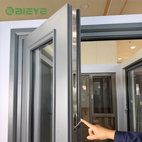 Puerta de Vidrio Abatible de Doble Apertura Estilo Francés para Exteriores de Casa, Diseño Moderno Personalizado