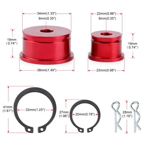 Honda Si Ep3 W1 Aluminum Alloy <b>Gear</b> Shift Lever <b>Cable</b> Liner Red Blue Black For Replace Repair - Product Image 5