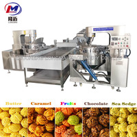 Bouilloire chauffante de maïs et popcorn revêtue, grande capacité, saveur de chocolat, style américain, équipement commercial de haute qualité