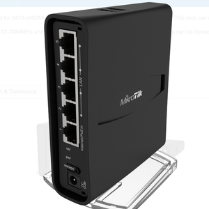Mikrotik RBD52G-5HacD2HnD-TC HAP Ac Dual-concurrent 5G WiFi 2167Mbps 5 Gigabit <b>Ethernet</b> Ports <b>Wireless</b> Router with WEP and QoS - Product Image 6