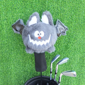 Couvre-chef <span class=keywords><strong>hybride</strong></span> de pilote de golf et de parcours en peluche avec logo personnalisable et 23 motifs d'animaux. Livraison rapide des stocks d'usine - Product Image 3