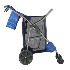 आउटडोर टिकाऊ पोर्टेबल तह शिविर समुद्र तट मछली पकड़ने वाली गाड़ी ट्रॉली डीलक्स टोटे भंडारण परिवहन वाहन - Product Image 1