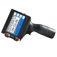 12,7mm Media pulgada Altura de impresión Tubo de PVC Impresora de inyección de tinta continua de mano Interfaz USB Código de lote de stock Fecha de caducidad Chino