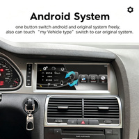 Radio de Coche con Pantalla Táctil Android de 10.25 Pulgadas, Reproductor Multimedia, GPS, Navegación, Carplay, 4G+64G, para Audi Q7 2005-2015