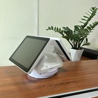 Terminal de Punto de Venta con Tableta WUXIN, Terminal de Pago Android, Caja Registradora Táctil Todo en Uno, Sistemas de Punto de Venta para Pequeñas Empresas