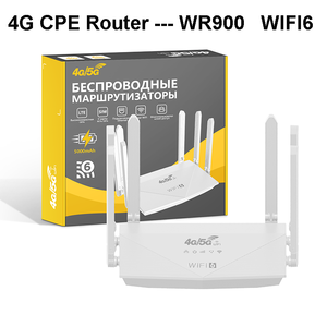 Router 4G <span class=keywords><strong>LTE</strong></span> WR900 con Ranura para Tarjeta SIM, Wifi 2.4G 300Mbps, Compatible con 32 Usuarios, 6 Antenas, 10/100Mbps, CPE 4G, Nuevo Router WIFI6, Precio de Fábrica - Product Image 1