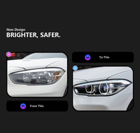 Ensemble de phares avant de voiture DLW, LED DRL, lumière de jour laser pour BMW Série 1 F20 2015-2018