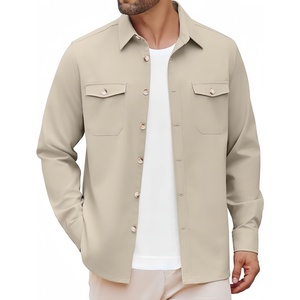 <span class=keywords><strong>Giacca</strong></span> <span class=keywords><strong>camicia</strong></span> Casual da uomo-manica lunga <span class=keywords><strong>verde</strong></span> con tasche Multiple - Product Image 6