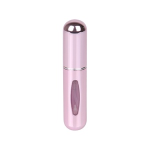 5Ml Draagbare Mini Round Aluminum Oxide Parfum Fles Met Spray Scent <strong>Pomp</strong> Lege Cosmetische Containers Refillable <strong>Bottle</strong> - Product Image 5