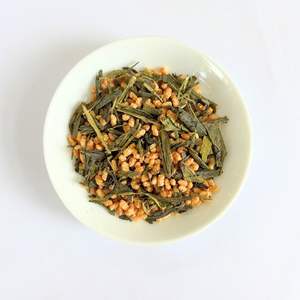 Sencha & Taiwan <b>Roasted</b> Rice Genmaicha Tea Set Japan Style Tea Combo Loose Tea in <b>Bag</b> Wholesale Pack Herb & Sweet Toasted Aroma - Product Image 1
