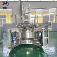 Marmite de cuisson industrielle à double enveloppe (gaz, vapeur, électrique) avec agitateur, pour confiture de fraises, sauce à viande et cuisson planétaire, prix usine