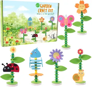 Kit de couture de printemps Art et artisanat bricolage jouets éducatifs précoces appropriés escargot Birdie papillon coccinelle meilleur cadeau pour les enfants