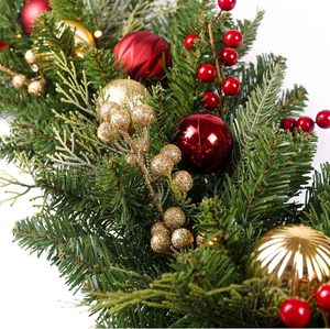 Artificial <strong>Prelit</strong> Green Christmas <strong>Garland</strong> Branches Leaves <strong>Garland</strong> for Backdrop Arch Wall Hanging - Product Image 4